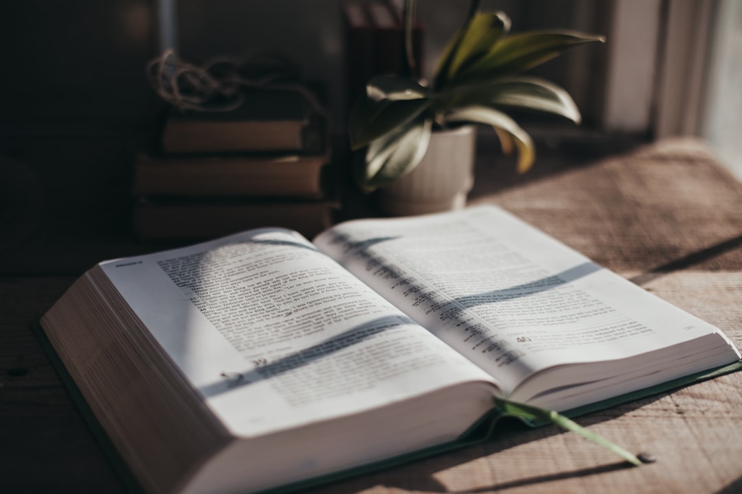 An open Bible