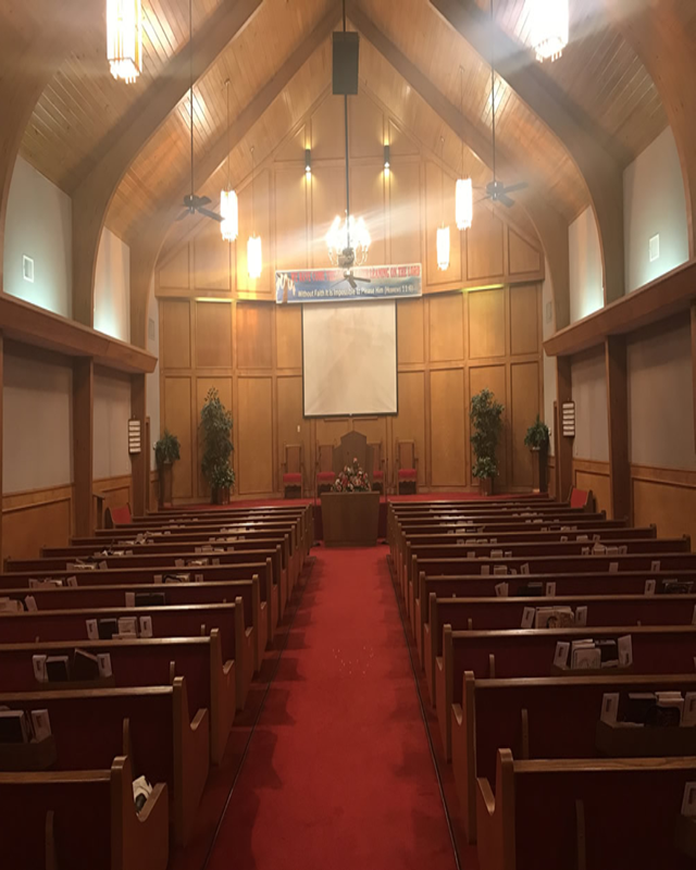 Sanctuary at Russell Road Church of Christ